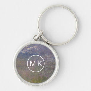 Water Lilies Agapanthus Key Ring