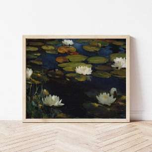 Water Lilies Albert Edelfelt Poster
