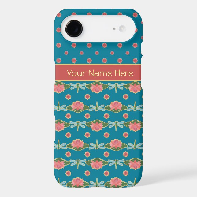 Water Lilies and Dragonflies Slim iPhone 6 Case (Back)