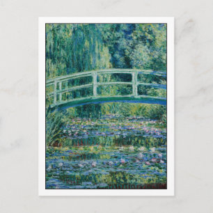 Water Lilies and Japanese Bridge by Monet Postcard
