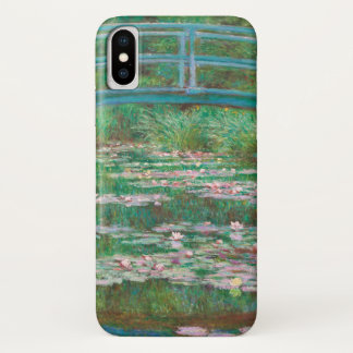 Water Lilies and Japanese Bridge, Claude Monet iPhone X Case