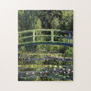 Water Lilies and Japanese Bridge Jigsaw Puzzle