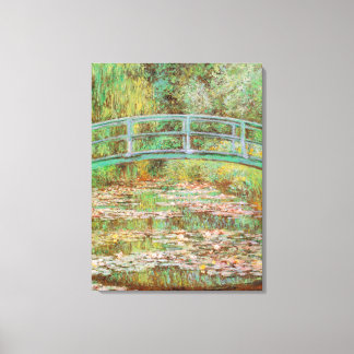 Water Lilies and Japanese Bridge Monet Fine Art Canvas Print