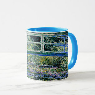 Water Lilies and Japanese Bridge, Mug