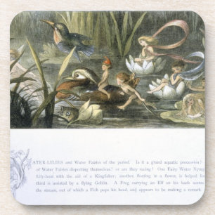 Water-Lilies and Water Fairies, illustration from Coaster