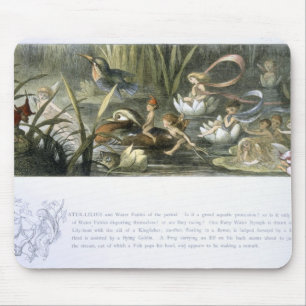 Water-Lilies and Water Fairies, illustration from Mouse Mat