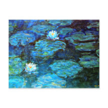 Water Lilies (blue) by Claude Monet