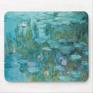 Water Lilies (by Claude Monet, 1915) Mouse Mat