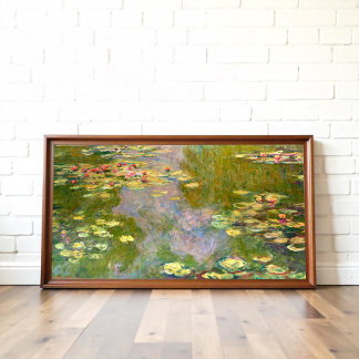 Water Lilies by Claude Monet 1919 Poster