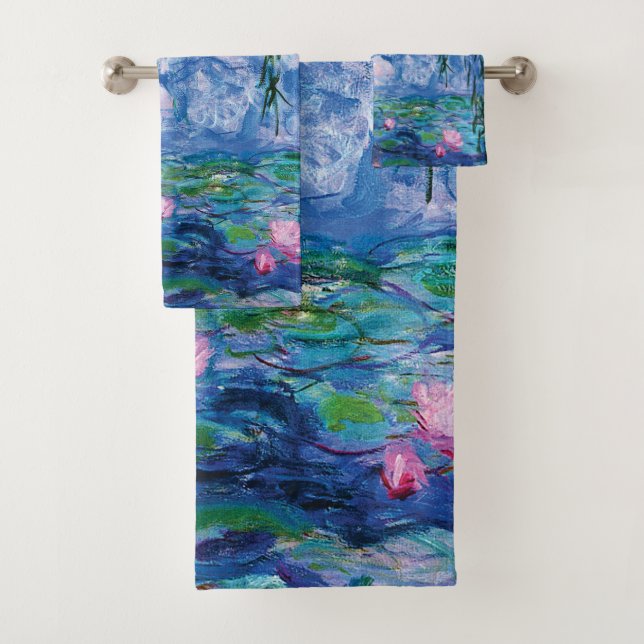 Water Lilies by Claude Monet Bath Towel Set (Insitu)