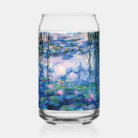 Water Lilies by Claude Monet  Can Glass<br><div class="desc">Water Lilies by Claude Monet. 
Please visit my store for more interesting design and more colour choice => zazzle.com/iwheels*</div>