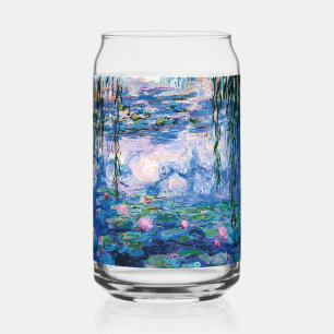 Water Lilies by Claude Monet  Can Glass