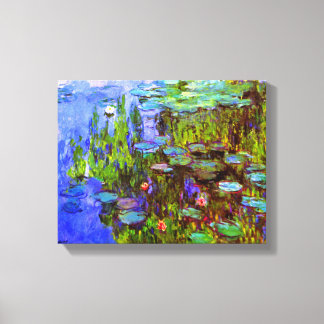 Water Lilies by Claude Monet Canvas Print