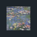 Water Lilies by Claude Monet Canvas Print<br><div class="desc">Claude Monet - Water Lilies. Beautiful floral painting in beautiful colours by Claude Monet. High quality printed gifts,  prints,  phone cases and many other great gifts.</div>
