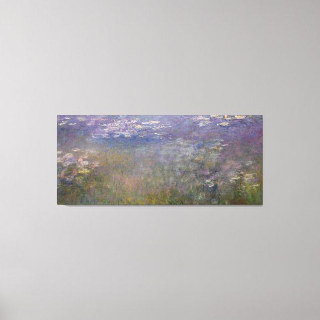 Water Lilies by Claude Monet Canvas Print (Front)