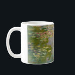 Water Lilies by Claude Monet Coffee Mug<br><div class="desc">Oscar-Claude Monet (UK: /ˈmɒneɪ/, US: /moʊˈneɪ, məˈ-/, French: [klod mɔnɛ]; 14 November 1840 – 5 December 1926) was a French painter and founder of impressionist painting who is seen as a key precursor to modernism, especially in his attempts to paint nature as he perceived it.[1] During his long career, he...</div>