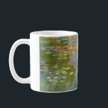 Water Lilies by Claude Monet Coffee Mug<br><div class="desc">Oscar-Claude Monet (UK: /ˈmɒneɪ/, US: /moʊˈneɪ, məˈ-/, French: [klod mɔnɛ]; 14 November 1840 – 5 December 1926) was a French painter and founder of impressionist painting who is seen as a key precursor to modernism, especially in his attempts to paint nature as he perceived it.[1] During his long career, he...</div>