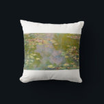 Water Lilies by Claude Monet Cushion<br><div class="desc">Oscar-Claude Monet (UK: /ˈmɒneɪ/, US: /moʊˈneɪ, məˈ-/, French: [klod mɔnɛ]; 14 November 1840 – 5 December 1926) was a French painter and founder of impressionist painting who is seen as a key precursor to modernism, especially in his attempts to paint nature as he perceived it.[1] During his long career, he...</div>