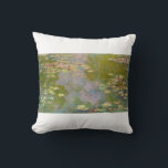 Water Lilies by Claude Monet Cushion<br><div class="desc">Oscar-Claude Monet (UK: /ˈmɒneɪ/, US: /moʊˈneɪ, məˈ-/, French: [klod mɔnɛ]; 14 November 1840 – 5 December 1926) was a French painter and founder of impressionist painting who is seen as a key precursor to modernism, especially in his attempts to paint nature as he perceived it.[1] During his long career, he...</div>