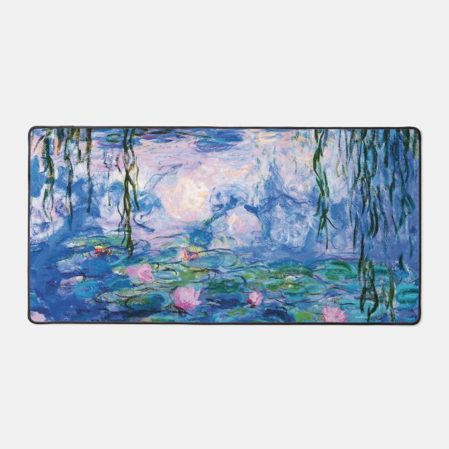 Water Lilies by Claude Monet  Desk Mat (Front)