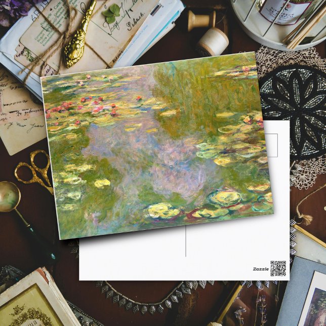 Water Lilies by Claude Monet Fine Art Postcard (Creator Uploaded)