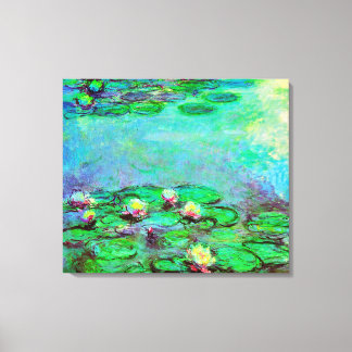 Water Lilies by Claude Monet Impressionism Canvas Print