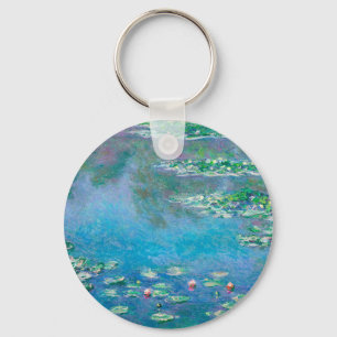 Water Lilies by Claude Monet  Key Ring