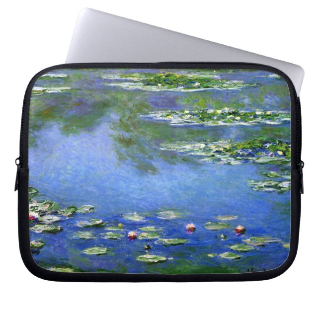 Water Lilies by Claude Monet Laptop Sleeve (Front)