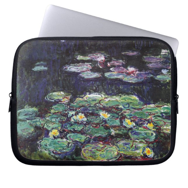 Water Lilies by Claude Monet Laptop Sleeve (Front)