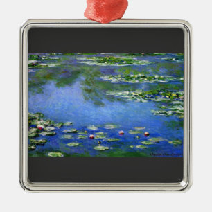 Water Lilies by Claude Monet Metal Tree Decoration