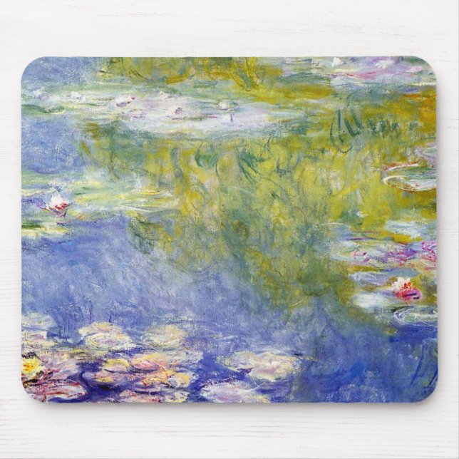 Water Lilies by Claude Monet Mouse Mat (Front)