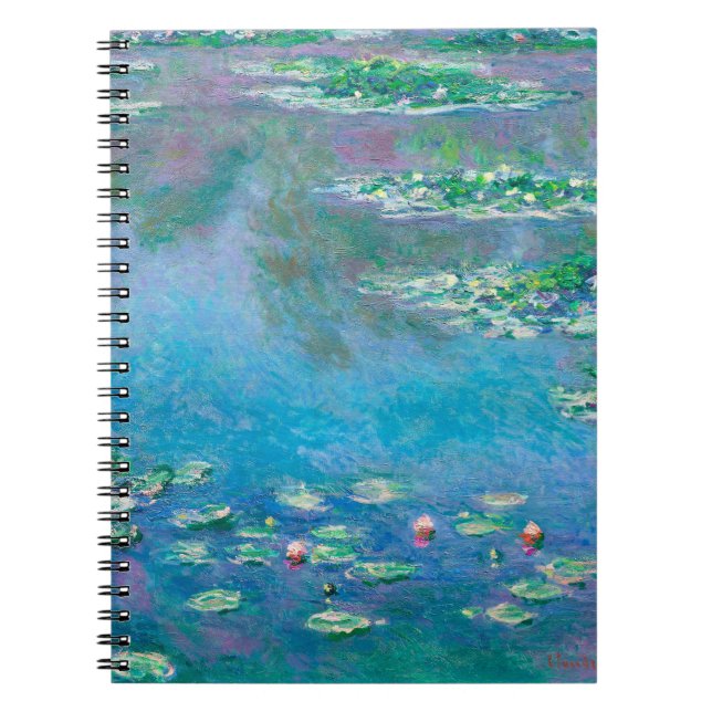 Water Lilies by Claude Monet Notebook (Front)