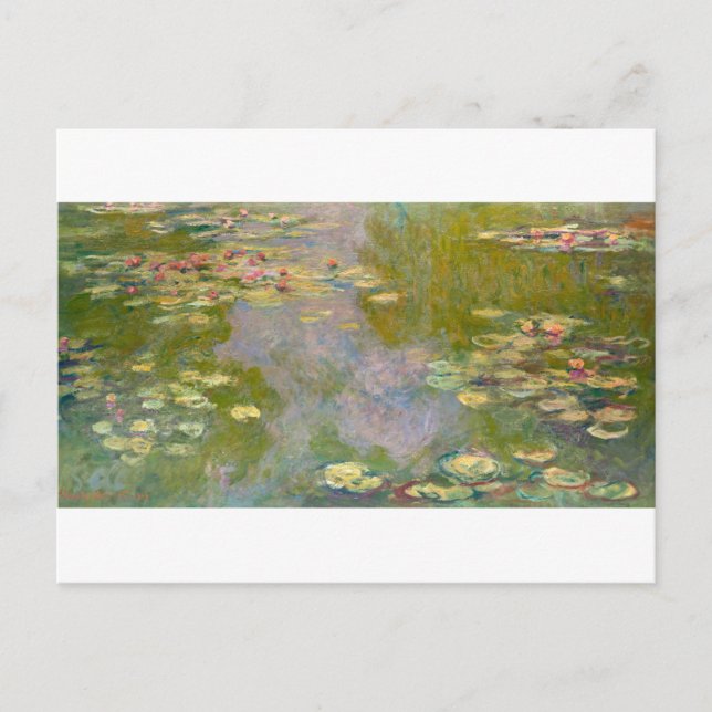 Water Lilies by Claude Monet Postcard (Front)
