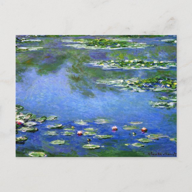 Water Lilies by Claude Monet Postcard (Front)