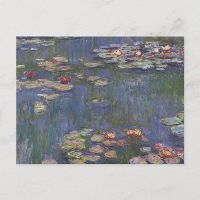Water Lilies by Claude Monet Postcard (Front)