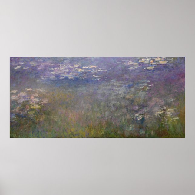 Water Lilies by Claude Monet Poster (Front)