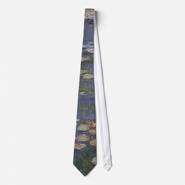 Water Lilies by Claude Monet Tie (Front)
