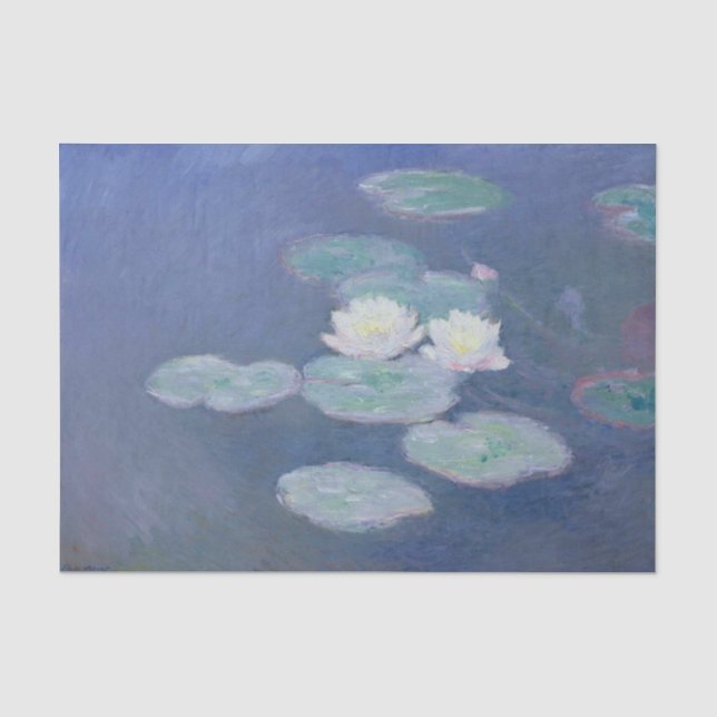 Water Lilies by Claude Monet Tissue Paper (Front)