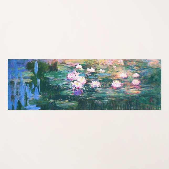 Water Lilies by Claude Monet Yoga Mat (Front (Horizontal))