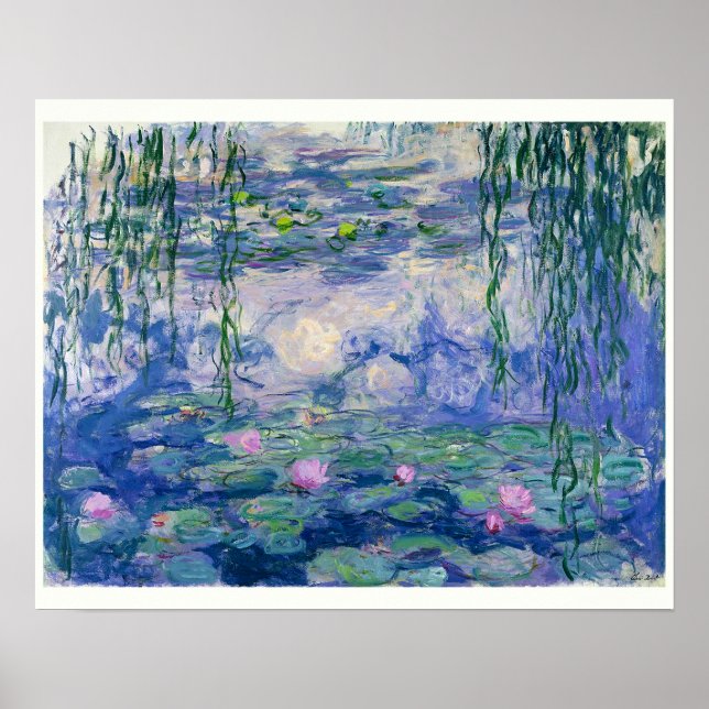 Water Lilies by Monet | 16"x20" Poster (Front)