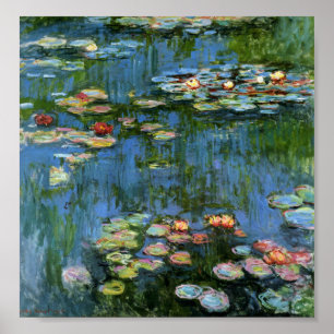 Water Lilies by Monet Poster