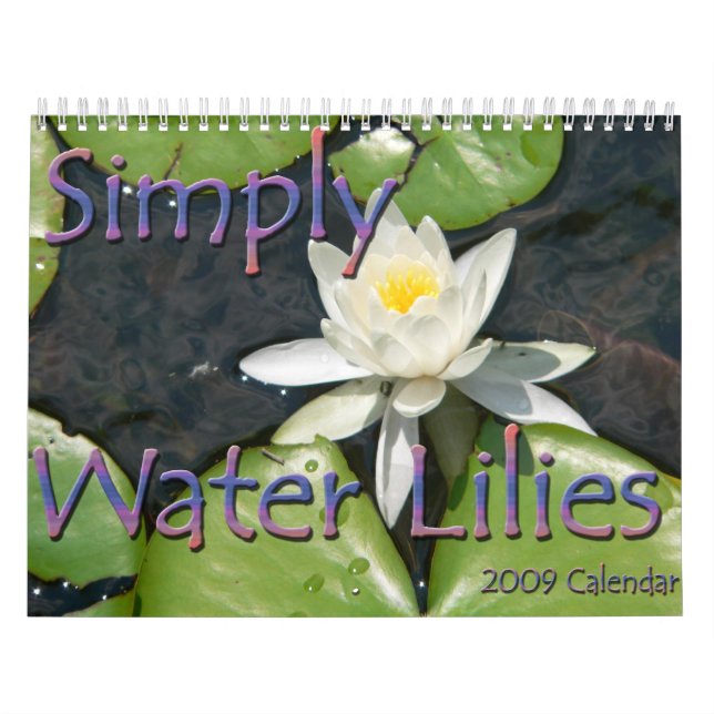 Water Lilies Calendar (Cover)