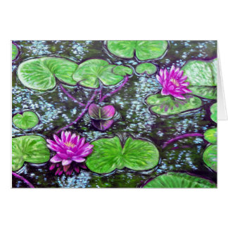 Water Lilies Card