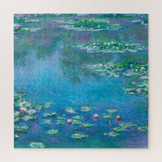 Water Lilies, Claude Monet Decoupage Jigsaw Puzzle (Vertical)