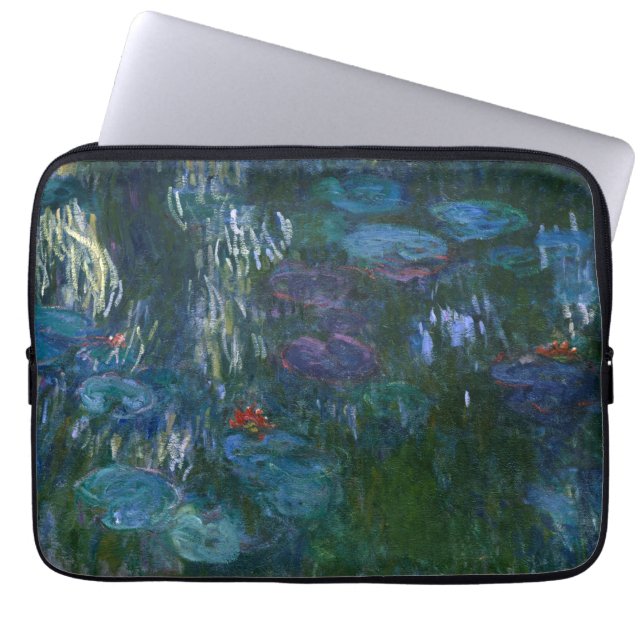 Water Lilies - Claude Monet Laptop Sleeve (Front)
