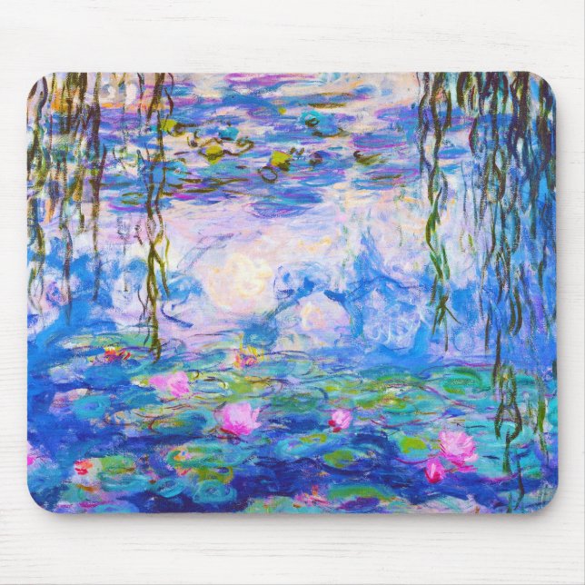 Water Lilies Claude Monet Mouse Mat (Front)