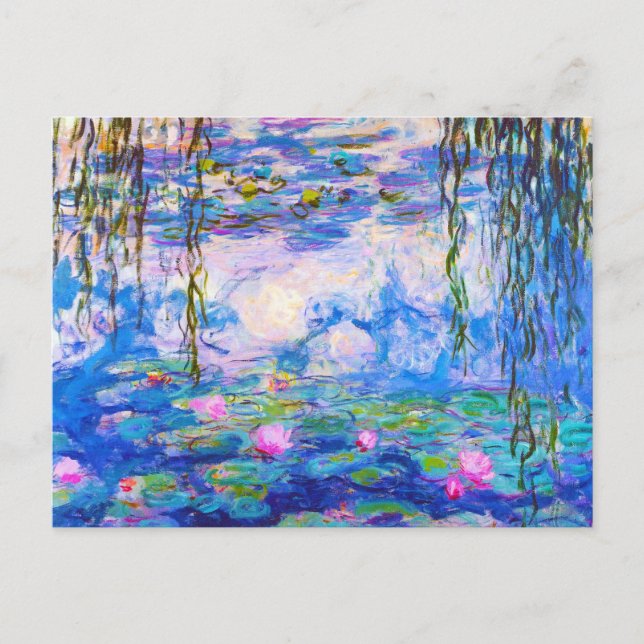 Water Lilies Claude Monet Postcard (Front)