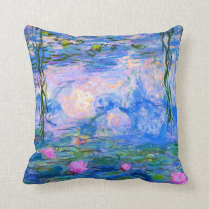 Water Lilies Claude Monet Restored Cushion