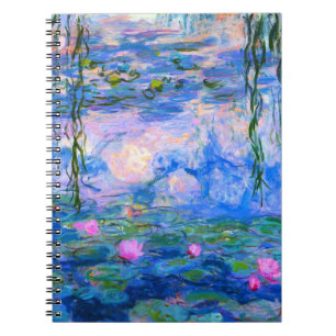 Water Lilies Claude Monet Restored Notebook
