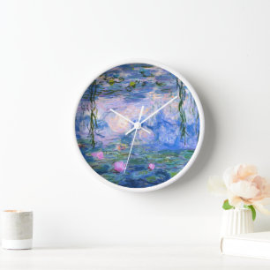 Water Lilies Clock
